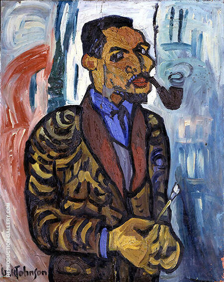 Self-Portrait with Pipe 1937 | Oil Painting Reproduction