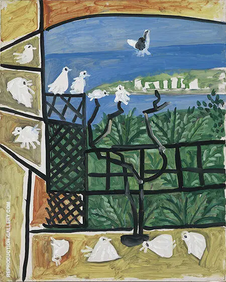 Los Pichones 1957 By Pablo Picasso