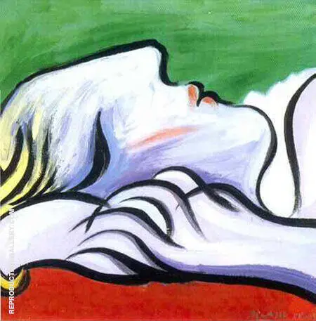Asleep 1932 By Pablo Picasso
