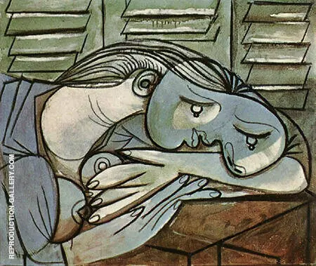 Sleeping Before Green Shutters 1936 By Pablo Picasso