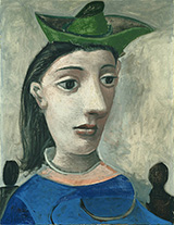 Woman with Green Hat By Pablo Picasso
