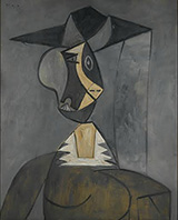 Woman in Gray 1942 By Pablo Picasso