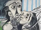 The Kiss 1969 By Pablo Picasso
