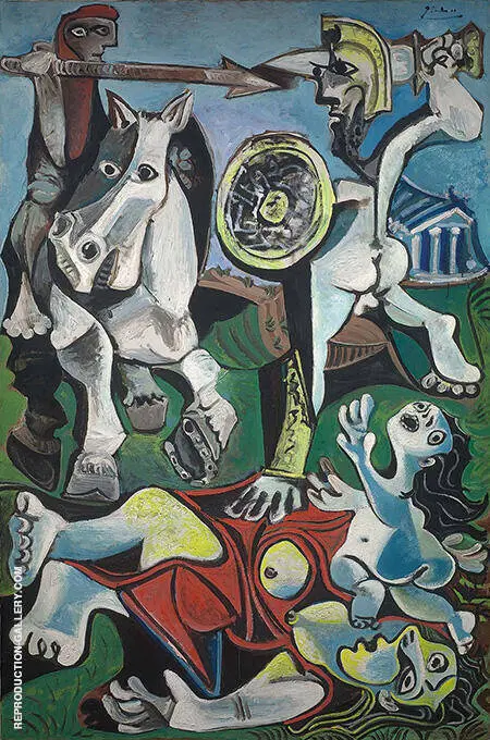 Rape of the Sabine Women 1962 By Pablo Picasso