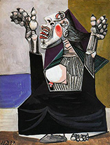 Woman Imploring 1937 By Pablo Picasso