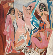Les Demoiselles d'Avignon 1907 By Pablo Picasso