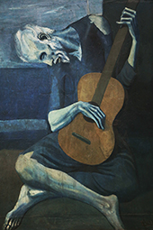 The Old Guitar Player 1903 By Pablo Picasso