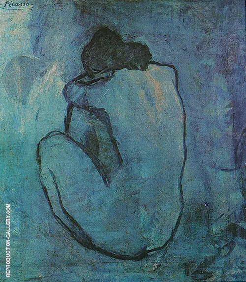Blue Nude 1902 By Pablo Picasso