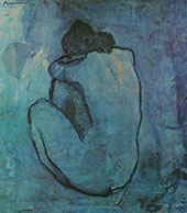 Blue Nude 1902 By Pablo Picasso