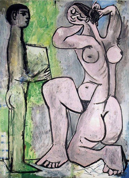 La Coiffure by Pablo Picasso | Oil Painting Reproduction