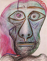 Self Portrait Head 1972 By Pablo Picasso