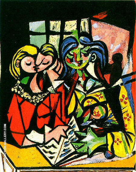 Two Figures 1934 by Pablo Picasso | Oil Painting Reproduction