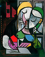 Woman Writing 1934 By Pablo Picasso