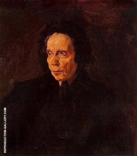 Portrait of Aunt Pepa 1896 By Pablo Picasso