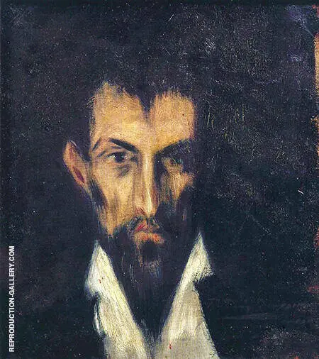 Head of a Man in the Style of El Greco 1899 By Pablo Picasso