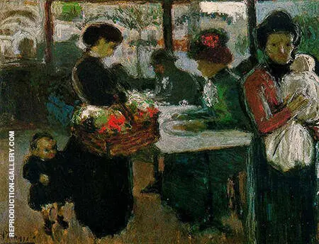 The Flower Vendor 1900 By Pablo Picasso