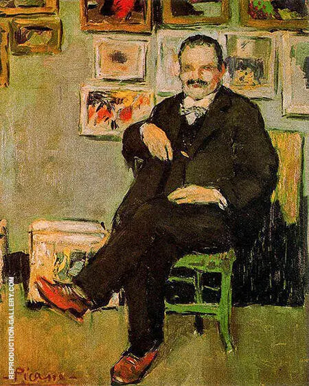 Portrait of Gustave Coquiot A 1901 By Pablo Picasso