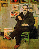 Portrait of Gustave Coquiot A 1901 By Pablo Picasso