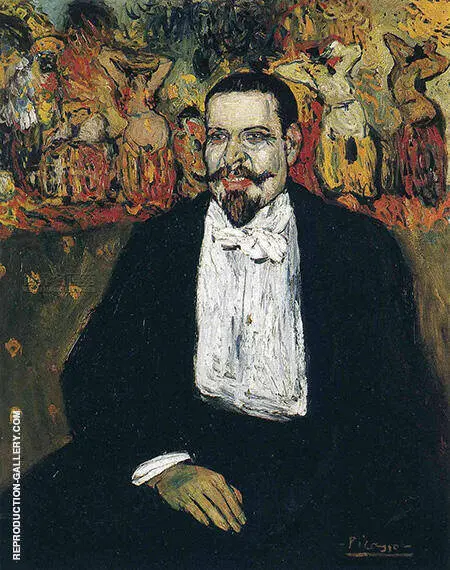 Portrait of Gustave Coquiot B 1901 By Pablo Picasso