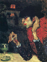 The Absinthe Drinker 1901 By Pablo Picasso