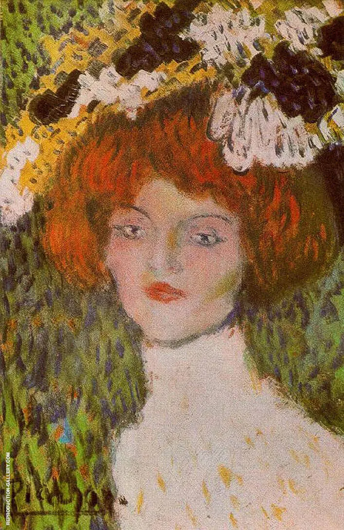 Portrait of a Woman 1901 By Pablo Picasso