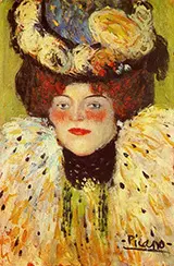 Head of a Woman 1901 By Pablo Picasso
