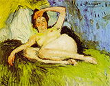 Jeanne Female Nude 1901 By Pablo Picasso