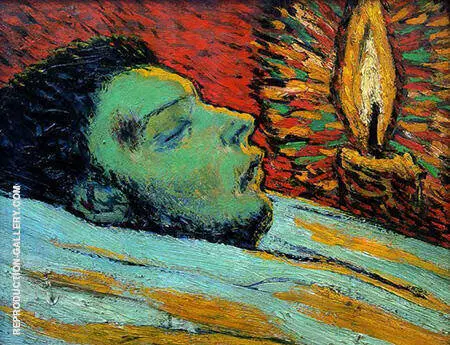 The Death of Casagemas 1901 By Pablo Picasso