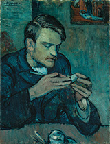 Portrait of Mateu Fernandez de Soto 1901 By Pablo Picasso