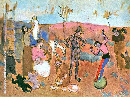 Circus Family The Tumblers 1905 By Pablo Picasso