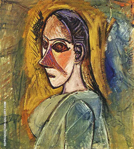 Bust of a Woman 1907 By Pablo Picasso
