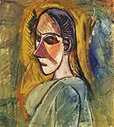 Bust of a Woman 1907 By Pablo Picasso