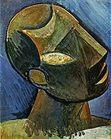Head of a Man A 1908 By Pablo Picasso