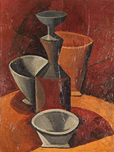 Pitcher and Three Bowls 1908 By Pablo Picasso