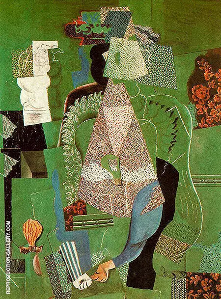 Portrait of a Young Girl 1914 By Pablo Picasso