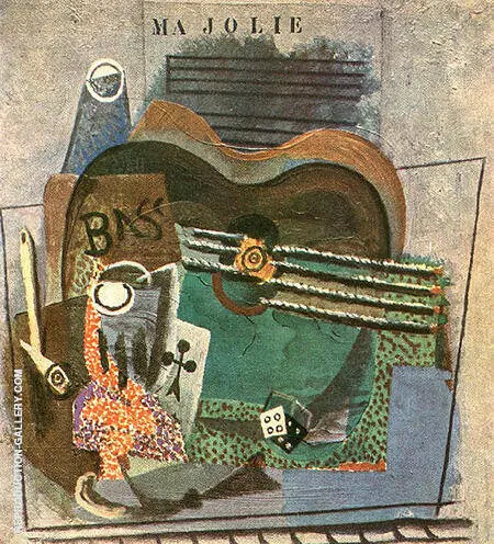 Ma Jolie 1914 By Pablo Picasso