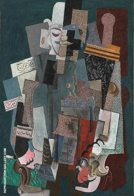 Man with a Pipe 1915 By Pablo Picasso