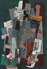 Man with a Pipe 1915 By Pablo Picasso