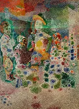 Man Learning on a Table 1916 By Pablo Picasso