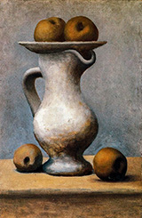 Still Life with Pitcher and Apples 1919 By Pablo Picasso