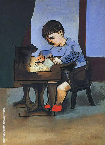 Paul Drawing 1923 By Pablo Picasso