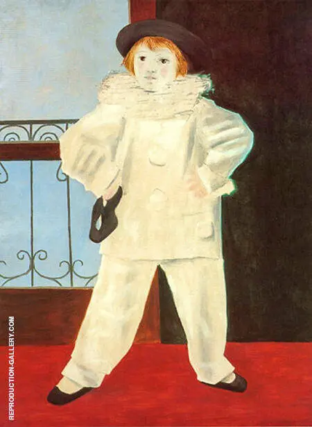 Paul Pierrot The Artists Son 1925 By Pablo Picasso
