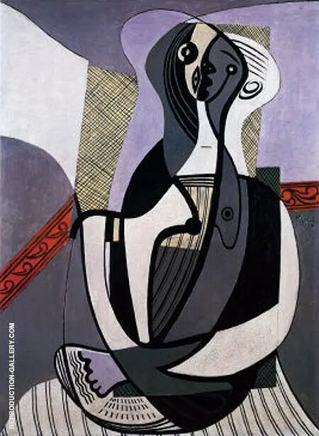 Seated Woman c1926 By Pablo Picasso