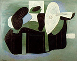 Musical Instruments on a Table 1925 By Pablo Picasso