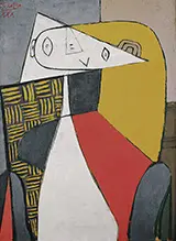 Seated Woman Figure 1930 By Pablo Picasso