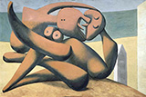 Figures at the Seashore 1931 By Pablo Picasso
