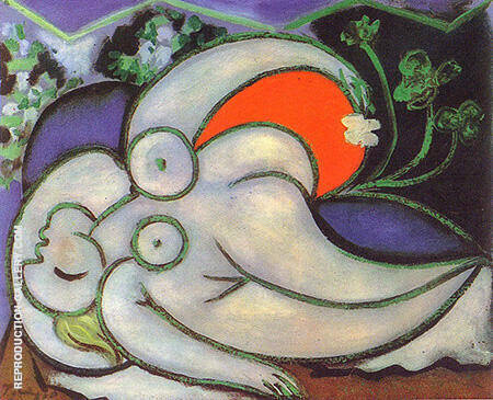 Reclining Nude B 1932 by Pablo Picasso | Oil Painting Reproduction