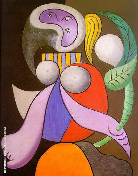 Woman with a Flower 1932 By Pablo Picasso