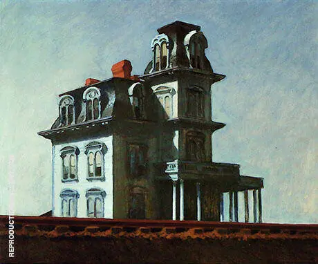 House by the Railroad By Edward Hopper