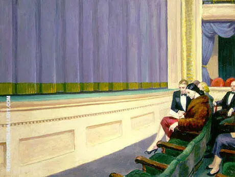 First Row Orchestra 1951 By Edward Hopper